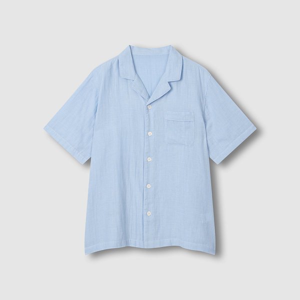 남 썸머 더블 코튼 5부 파자마 세트 J216201146052