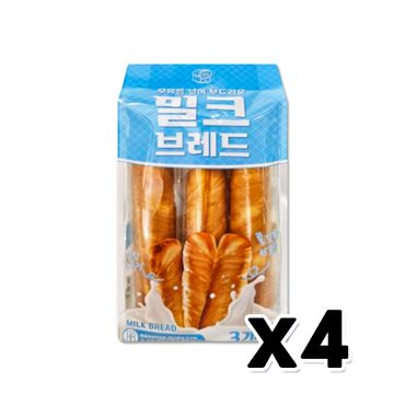  밀크브레드 베이커리간식 3개입 96g x 4개