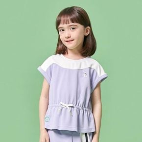 에슬레틱 여아 민소매 반팔 티셔츠 HTM73TR57G VI_P380046885