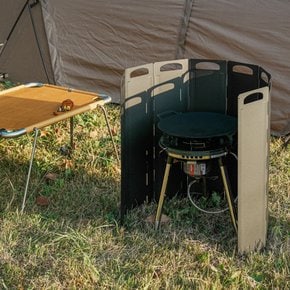 캠핑 버너 바람막이 화로대 구이바다 그리들 접이식 캠핑용 가림막 60cm