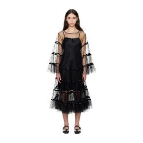 보디 블랙 스완 미디 드레스 WRS25DR030 Black Black