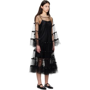 보디 블랙 스완 미디 드레스 WRS25DR030 Black Black
