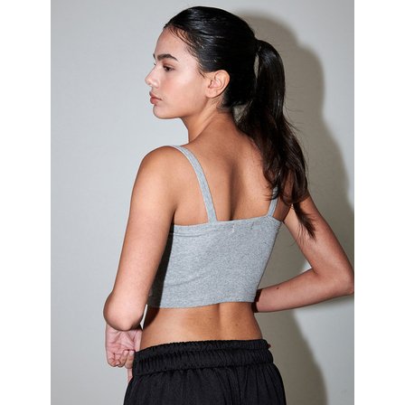 에이알유 CROP RIB SLEEVELESS