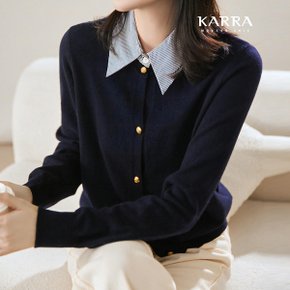 KARRA 셔츠카라믹스가디건_A4S0675