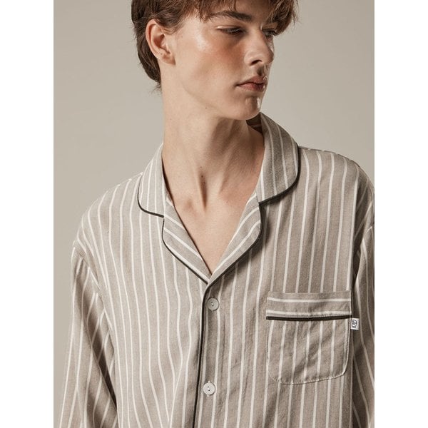 (남성) 가드닝 스트라이프 파자마 2C