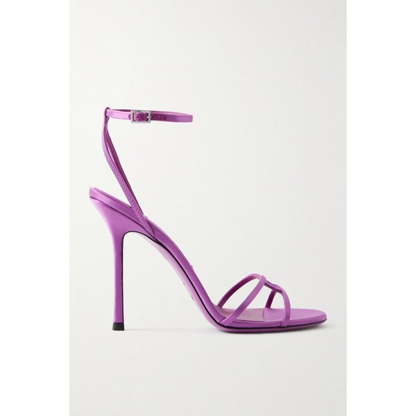 레오 100 새틴 샌들 퍼플 46376663162955429