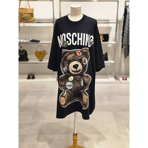 [여주점] 테디베어 프린트 루즈핏 드레스 (044004421555)