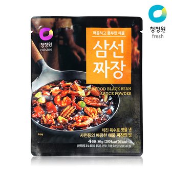 청정원 삼선짜장 분말 80g x 1(4인분)