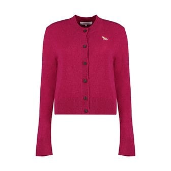 메종키츠네 Cardigan LW00508KT1006_P645 Fuchsia