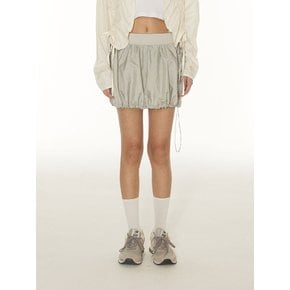 CARGO PUMPKIN MINI SKIRT - GREY