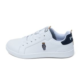 POLO(폴로) 헤리티지 코트 테디베어 화이트 스니커즈 RF103518JJ