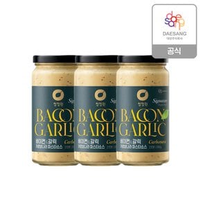 베이컨&갈릭 까르보나라 파스타소스 350g x3개