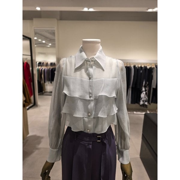 [파주점] 오간자 티어드 러플 블라우스 JS3B0BL211