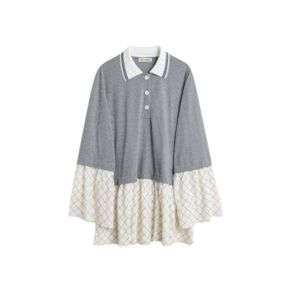 REMINISCING DRESS Grey Melange Check (W2242RGM) (리미니싱 원피스) 3502198