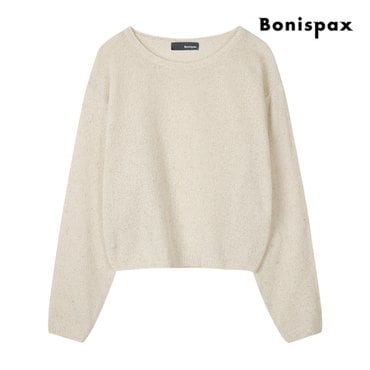 보니스팍스 베이직 린넨 루즈핏 긴팔 니트 (XP7KP006M0)