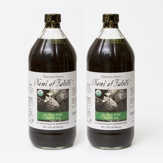 헬스베버리지 [증정행사 ~11/16까지]타히티골드 유기농 노니주스 946ml 세트 / 100% 노니원액 (선물세트+2병)