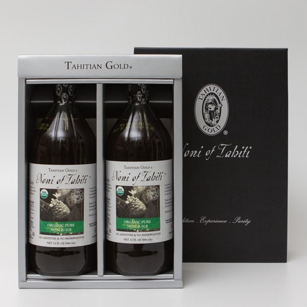 [증정행사 ~11/16까지]타히티골드 유기농 노니주스 946ml 세트 / 100% 노니원액 (선물세트+2병)