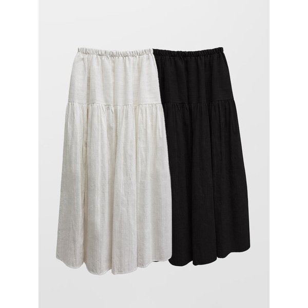 체인 밴딩 스커트 (2COL)