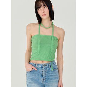 LOGO STRAP TUBE TOP (GREEN)