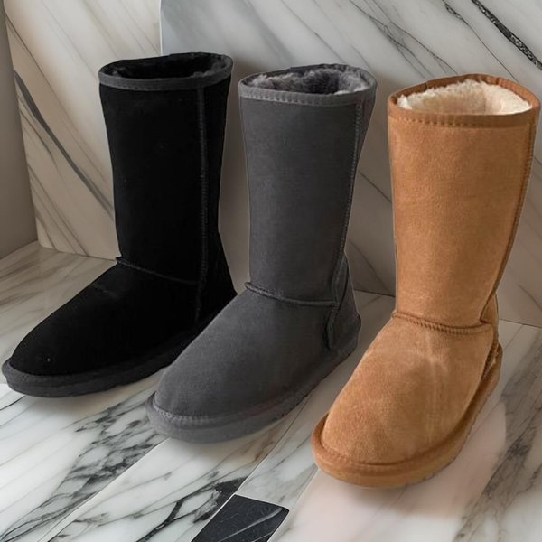 [옷자락] 여자 투웨이 하프 퍼안감 폴딩 미들부츠