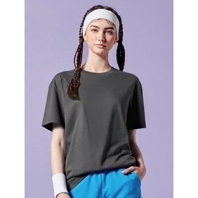 [1+1] 남녀공용 데일리 베이직 올데이 기본 무지 반팔 티셔츠 (AKAJSU201)