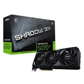 MSI 지포스 RTX 5070 Ti 쉐도우 3X OC D7 16GB 그래픽카드