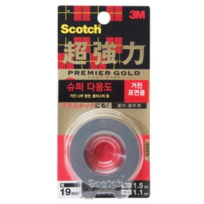 스카치 양면테이프 KPR19 초강력 거친표면용 19mm x 1.5m 3M .