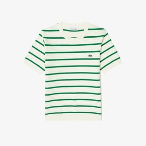 [시흥점] 여성 스트라이프 반팔 스웨터 AF250E-55G