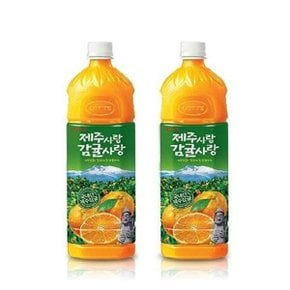 롯데 제주사랑감귤사랑 기획상품 1.5L*2EA/SET