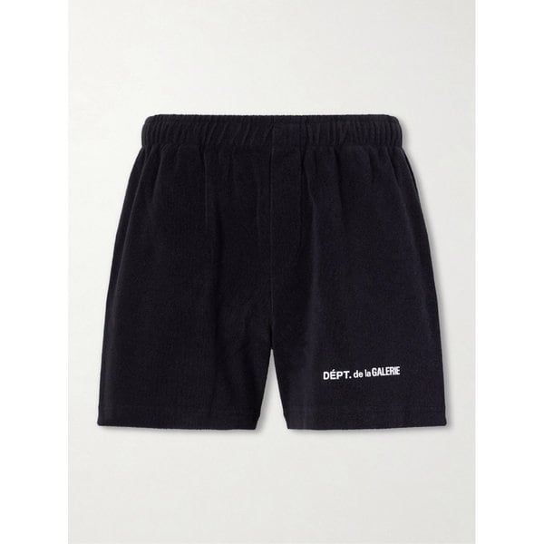 주마 스트레이트 레그 로고 프린트 코튼 저지 쇼츠 46376663162999821