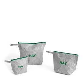 헤이 HAY  Candy Mono Wash Bag Set of 3 grey 캔디 모노 워시백