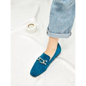 Square Toe Point Loafer - MD18FW1019 Blue