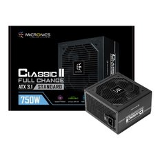 마이크로닉스 Classic II 풀체인지 750W 80PLUS 스탠다드 ATX3.1 파워