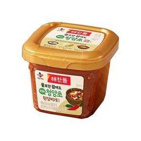 해찬들 물로만 끓여도 칼칼한 청양초 된장찌개양념 450g x 4개