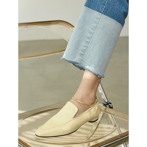 MD1078 Wrinkle Banding Loafer  Butter