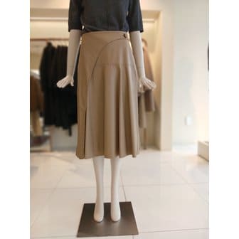 CC콜렉트 [여주점] 씨씨콜렉트 A라인페이크레더스커트 E261msd105