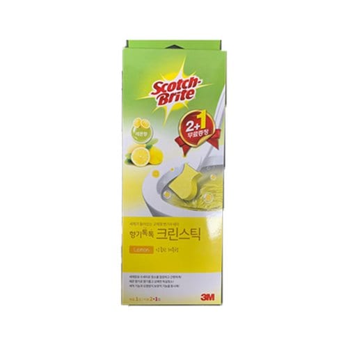 3M 뉴 향기톡톡 크린스틱 레몬향 본품 리필