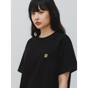 B Square logo 반팔티셔츠 BK3968_블랙