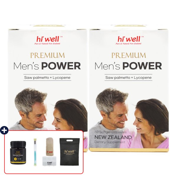 맨스파워 프로스테이트 60캡슐 2개 뉴질랜드 쏘팔메토 라이코펜 로르산 아연 마카