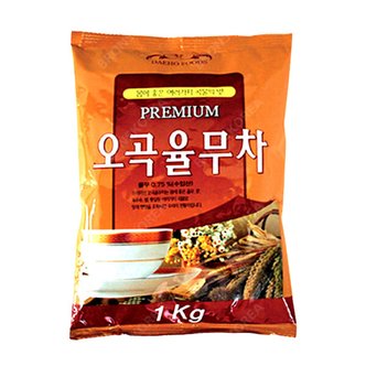  대호 오곡율무차 1kg 12개(1박스) 자판기용 곡물차 오곡차 라떼