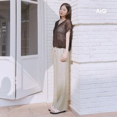 더엣지 [The AtG] 더엣지 25SS NEW 린넨혼방 와이드 팬츠 3종