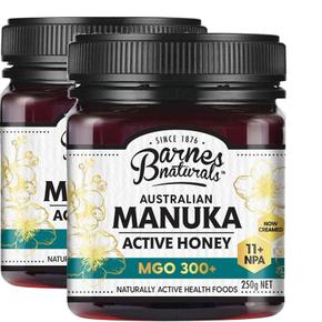 해외직구 Barnes Naturals 바네스내추럴스 호주 마누카 꿀 MGO 300+ 250g 2개