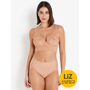 소프트 뷰티 51291 50291 누드 레이스 노와이어 홑겹 브라 삼각팬티 세트+니플패드