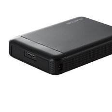 ELECOM HDD 1TB ELP-EDV010UBK 외장 하드 디스크 비디오 카메라에서 직접 저장 충격 흡수 이너