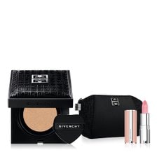 지방시 [12월단독] 프리즘 리브르 글로우 쿠션 세트(+아이코닉 블랙 파우치+로즈 퍼펙토 N1 미니 증정)