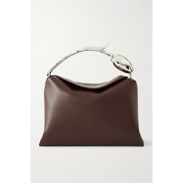 블룸 미디엄 가죽 숄더백 버건디 46376663163055582