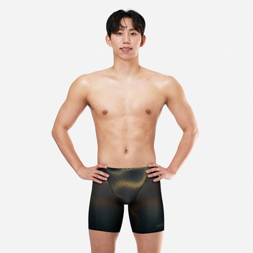 배럴 맨 그라데이션 3부 재머 수영복 블랙 (B5SMSMS133BLK)