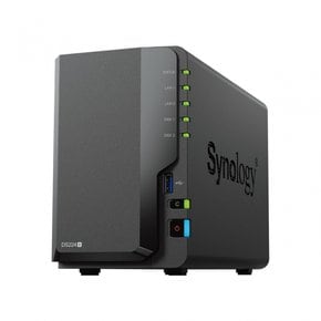 Synology NAS 2 CPU 2GB DiskStation 킷 베이 DS224+G[가이드북 첨부] 쿼드 메모리 탑재