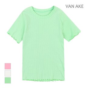 슬림 물결 반팔티셔츠_VB26TSQ328Z