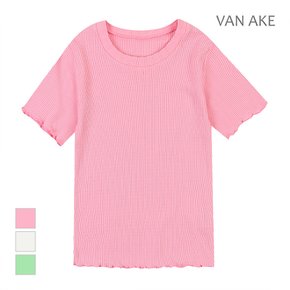 슬림 물결 반팔티셔츠_VB26TSQ328Z